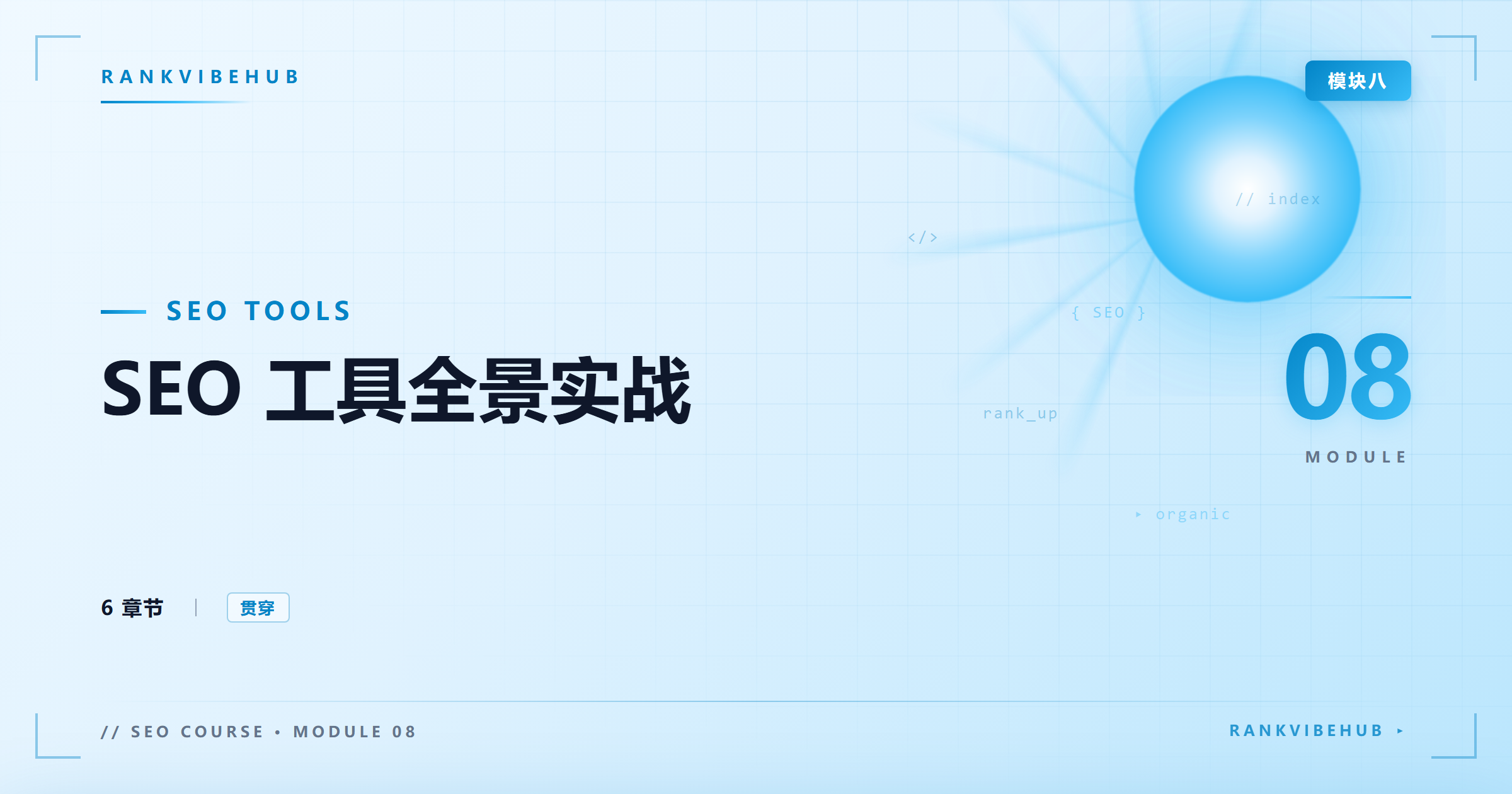 模块八：SEO 工具全景实战